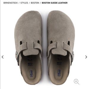 Birkenstocks soft-bed Boston clogs